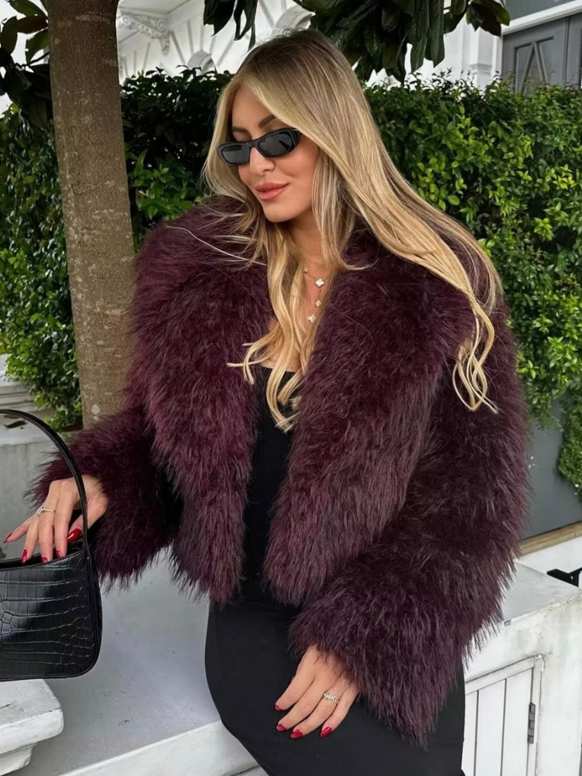 Adele | Faux Fur Oversized Coat