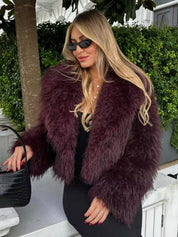 Adele | Faux Fur Oversized Coat