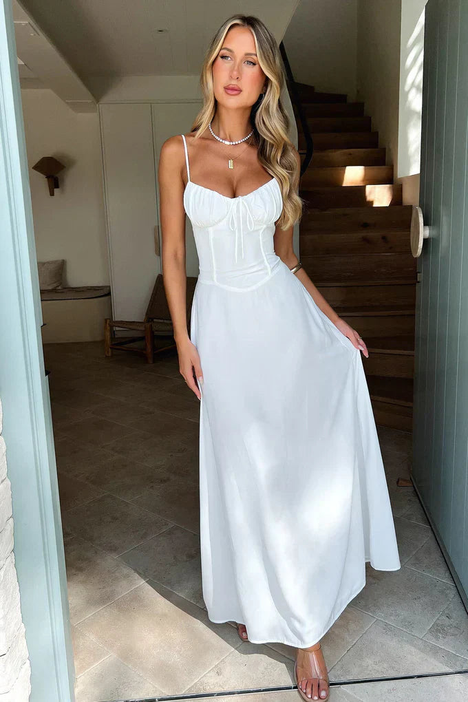 Selene | Corset Midi Dress