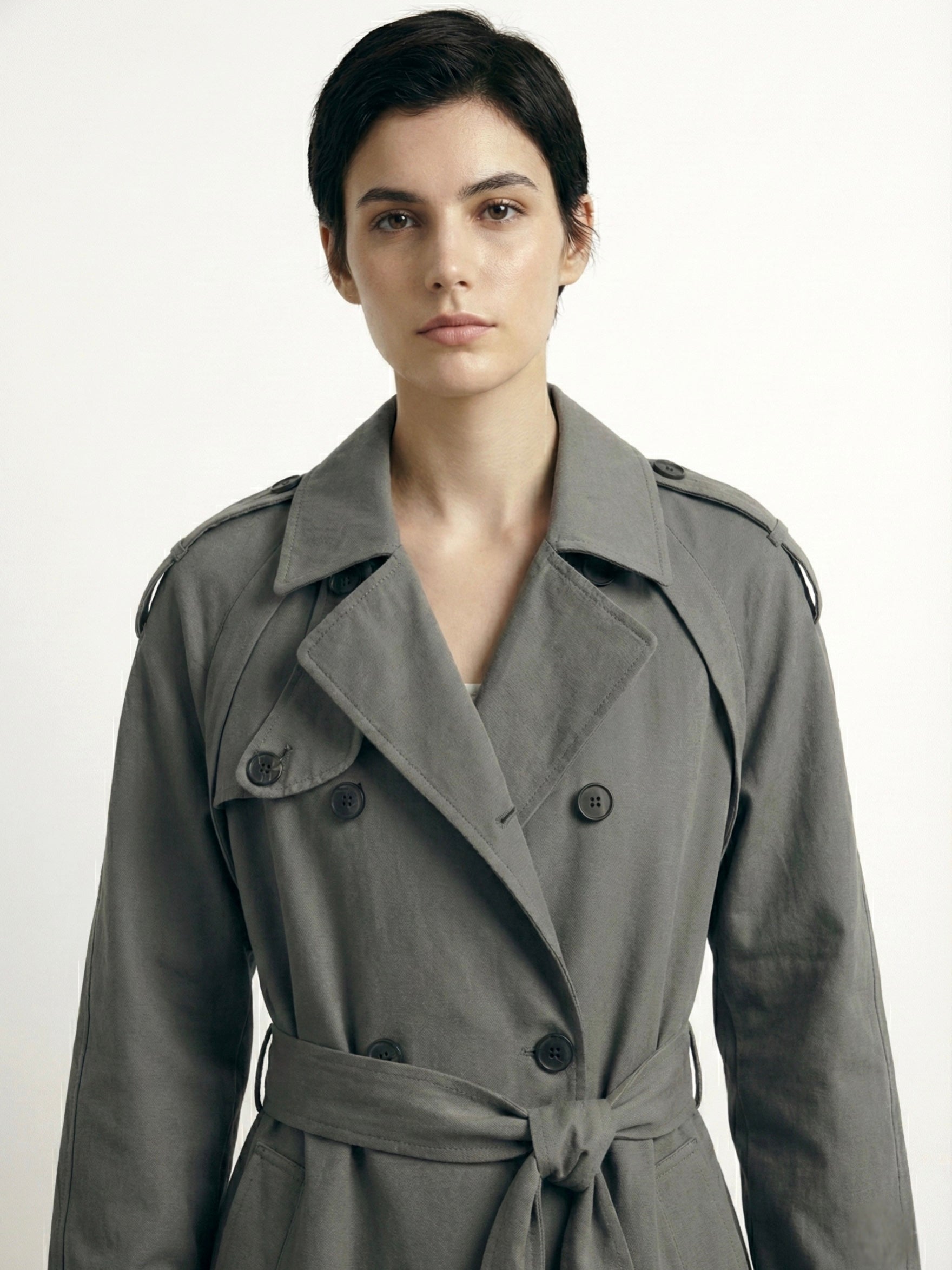 Myla | Trench-coat classique croisé