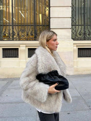 Adele | Faux Fur Oversized Coat
