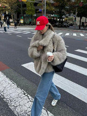 Adele | Faux Fur Oversized Coat