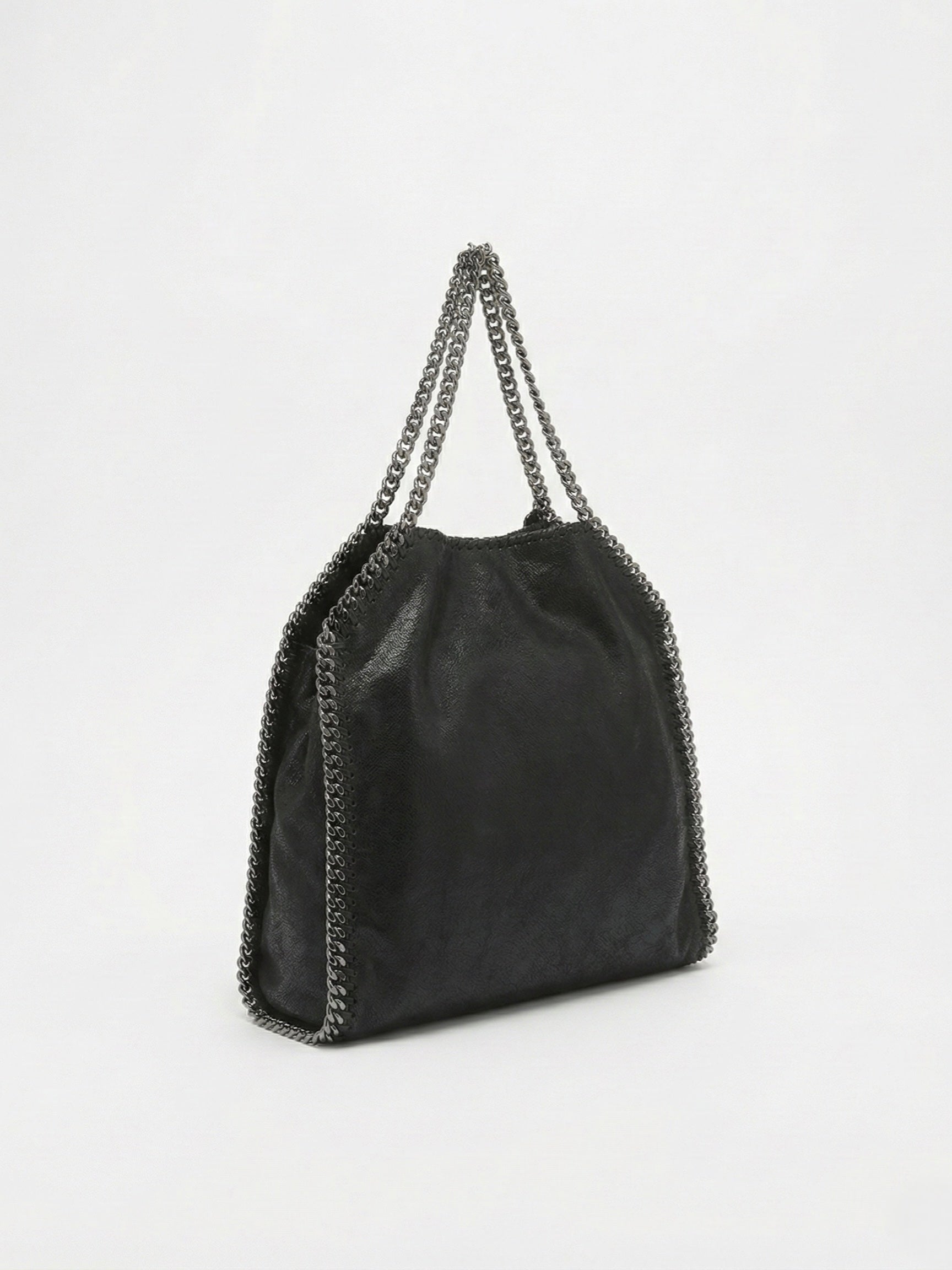 Skyla | Chain Strap Soft Faux Leather Tote Bag