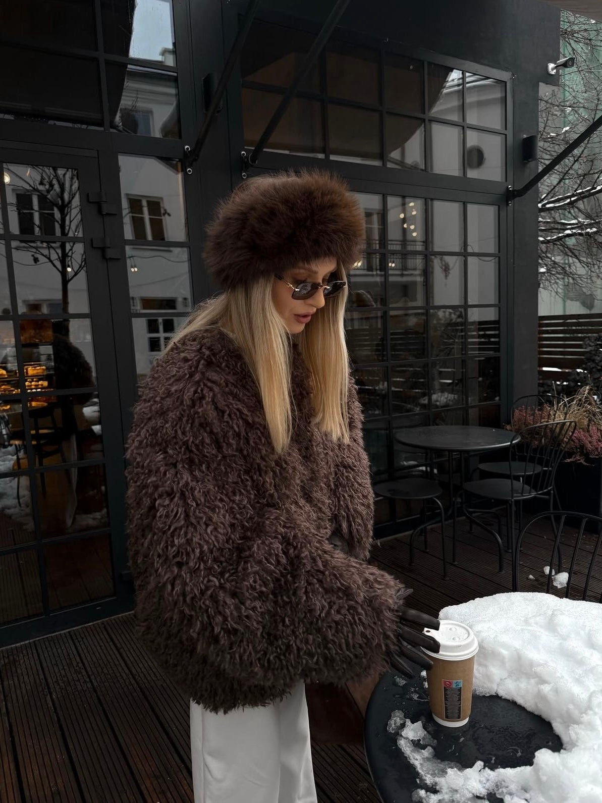 Hana | Faux Fur Statement Jacket