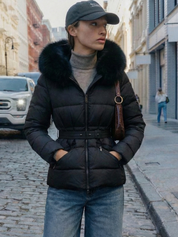 Florida | Faux Fur Hooded Puffer Jacket