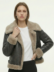 Rio | Faux Shearling Leather Jacket