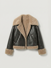 Rio | Faux Shearling Leather Jacket