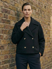 Bonnie | Structured High-Neck Coat