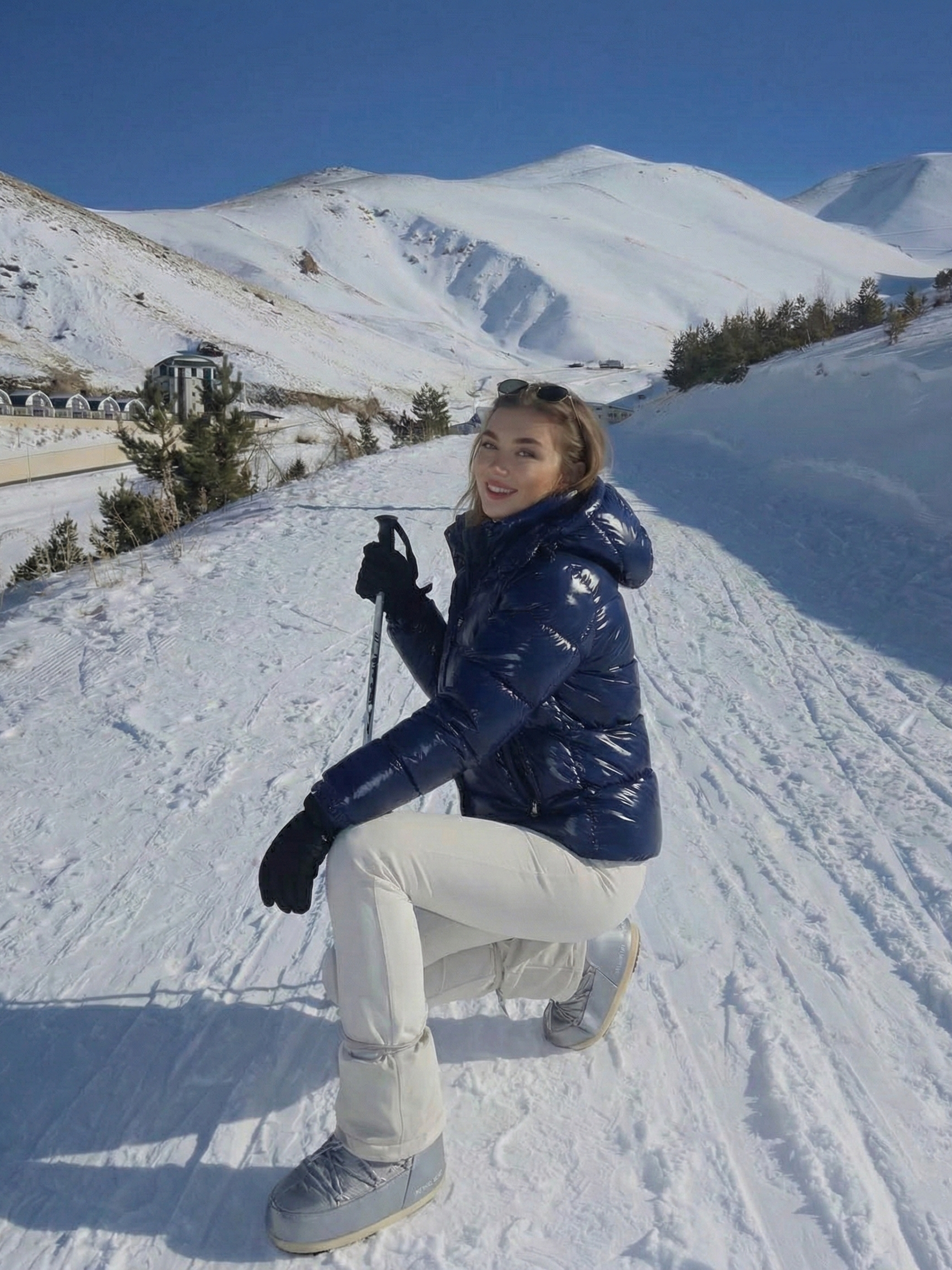 Copenhagen | Glossy Hooded Puffer Jacket