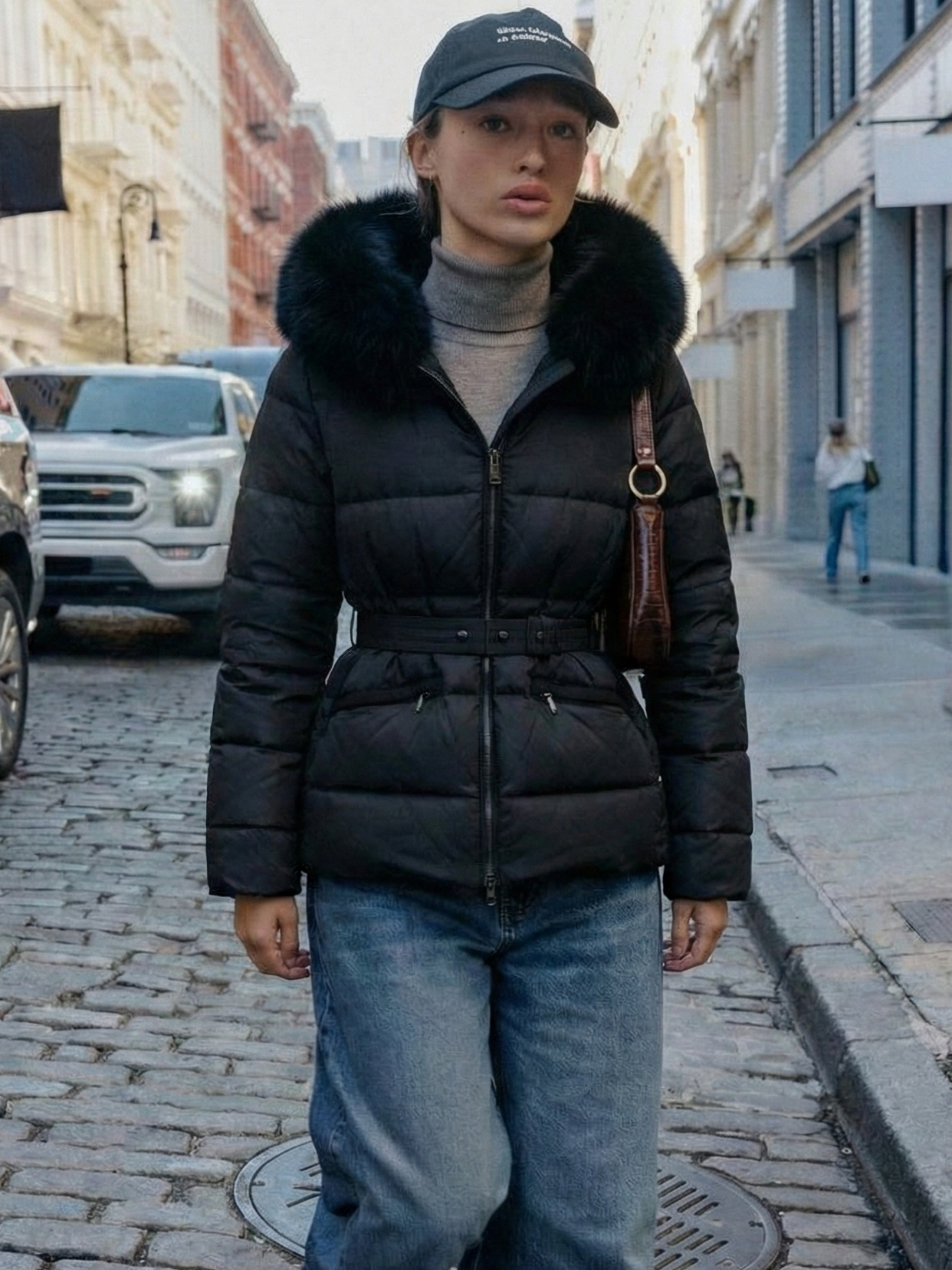 Florida | Faux Fur Hooded Puffer Jacket