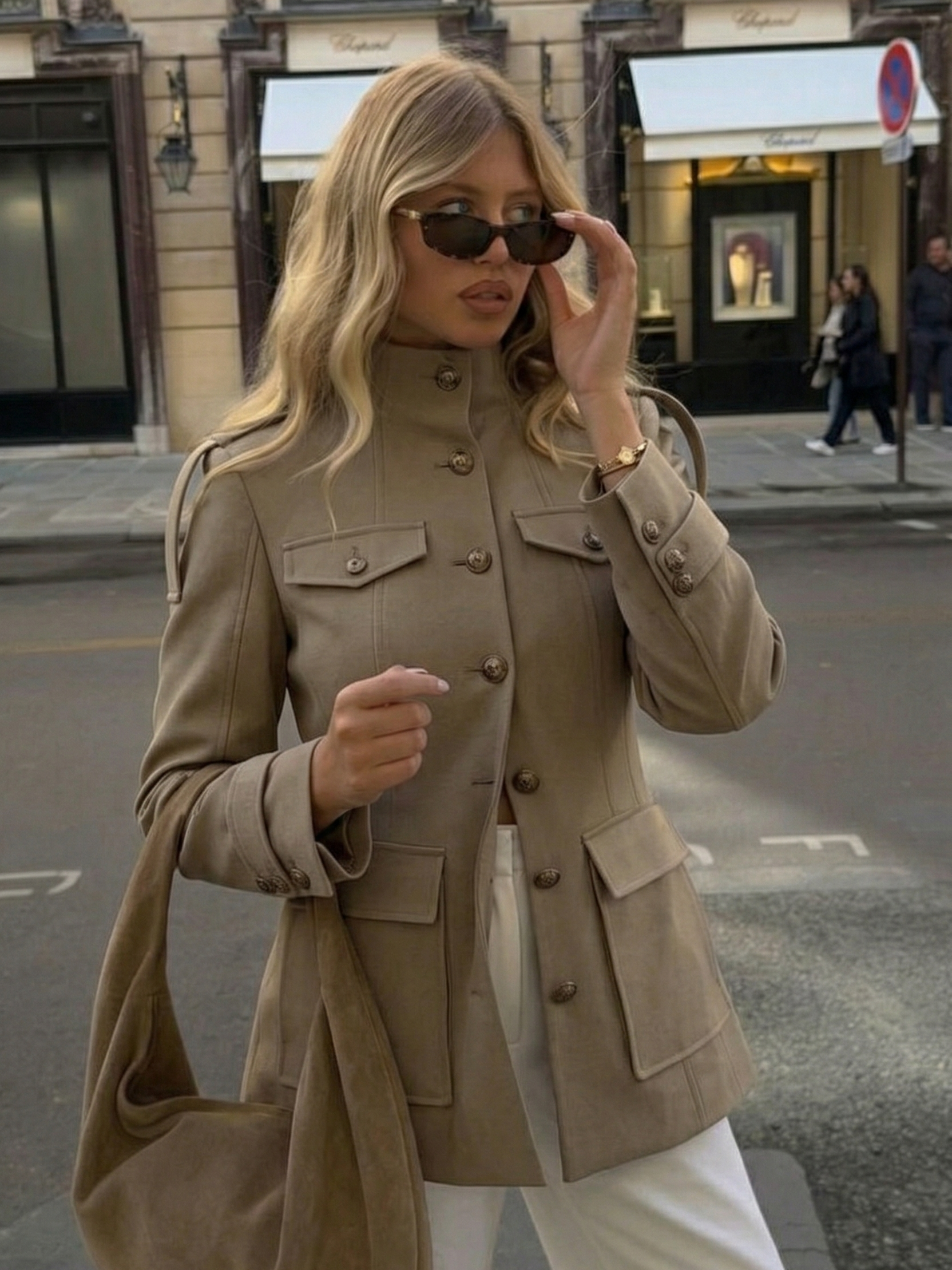 Florence | Structured Button-Up Cotton Jacket
