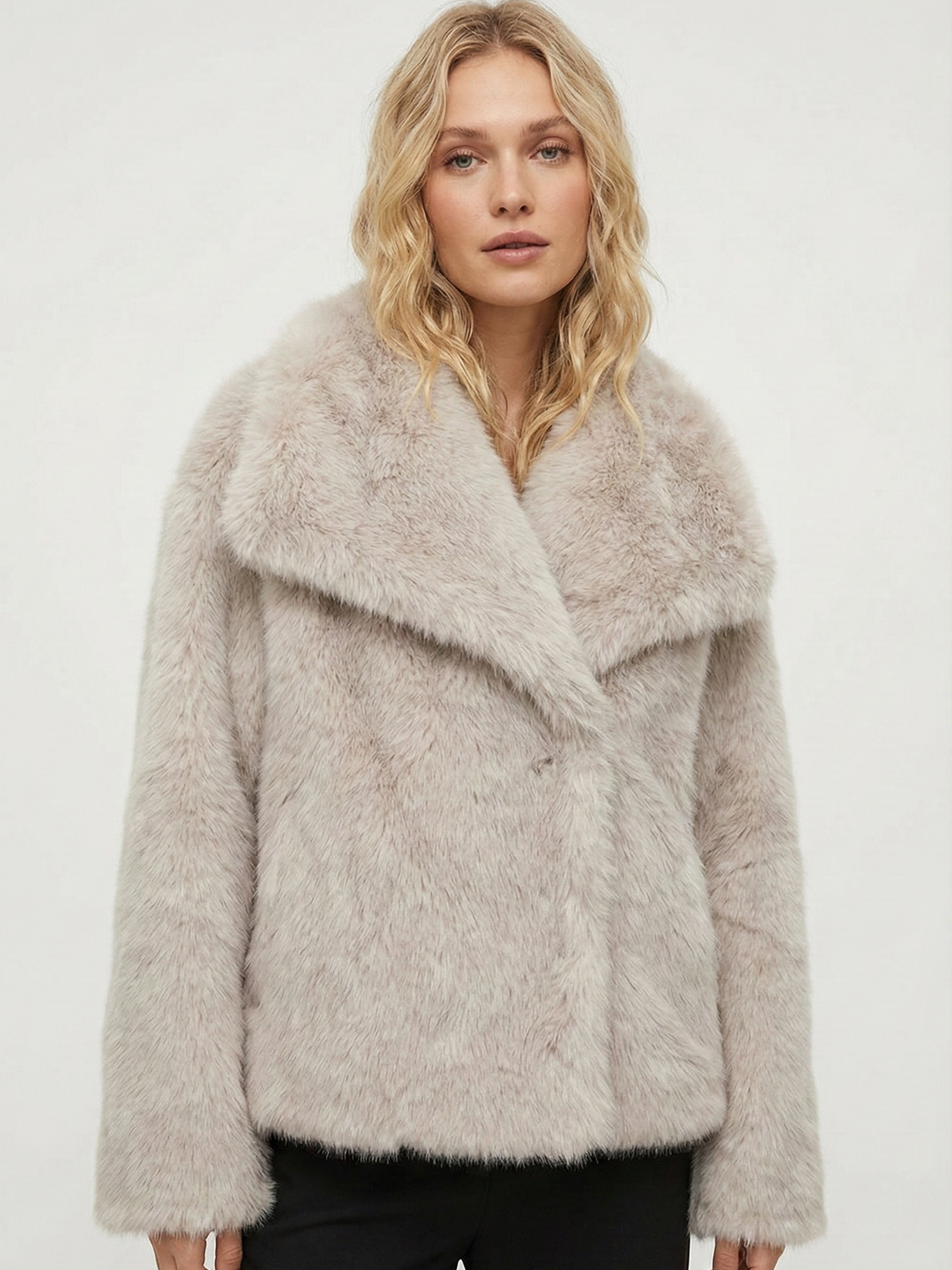 Adele | Faux Fur Oversized Coat