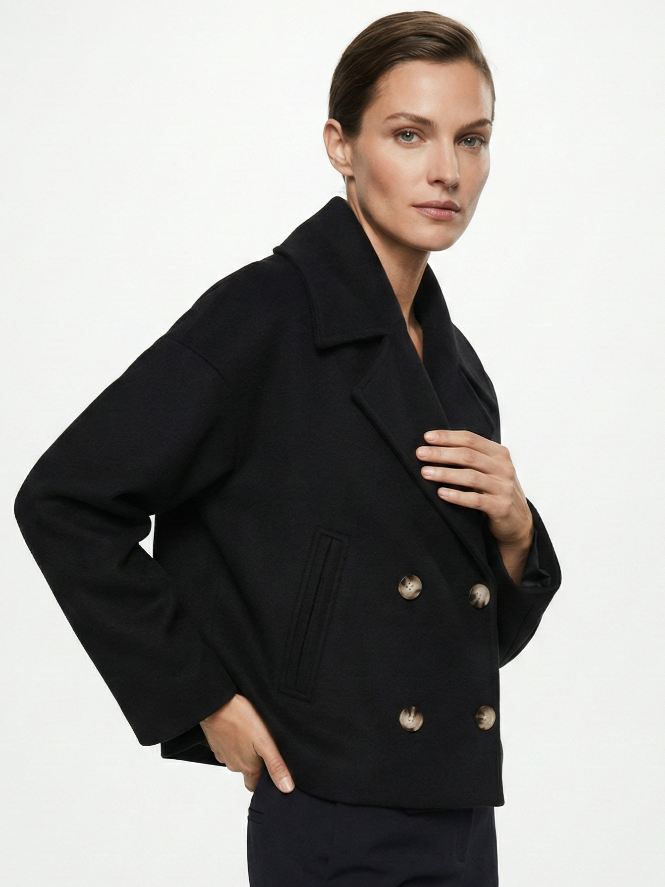 Bonnie | Structured High-Neck Coat