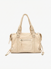 Arabell | Vintage Faux Leather Structured Tote Bag
