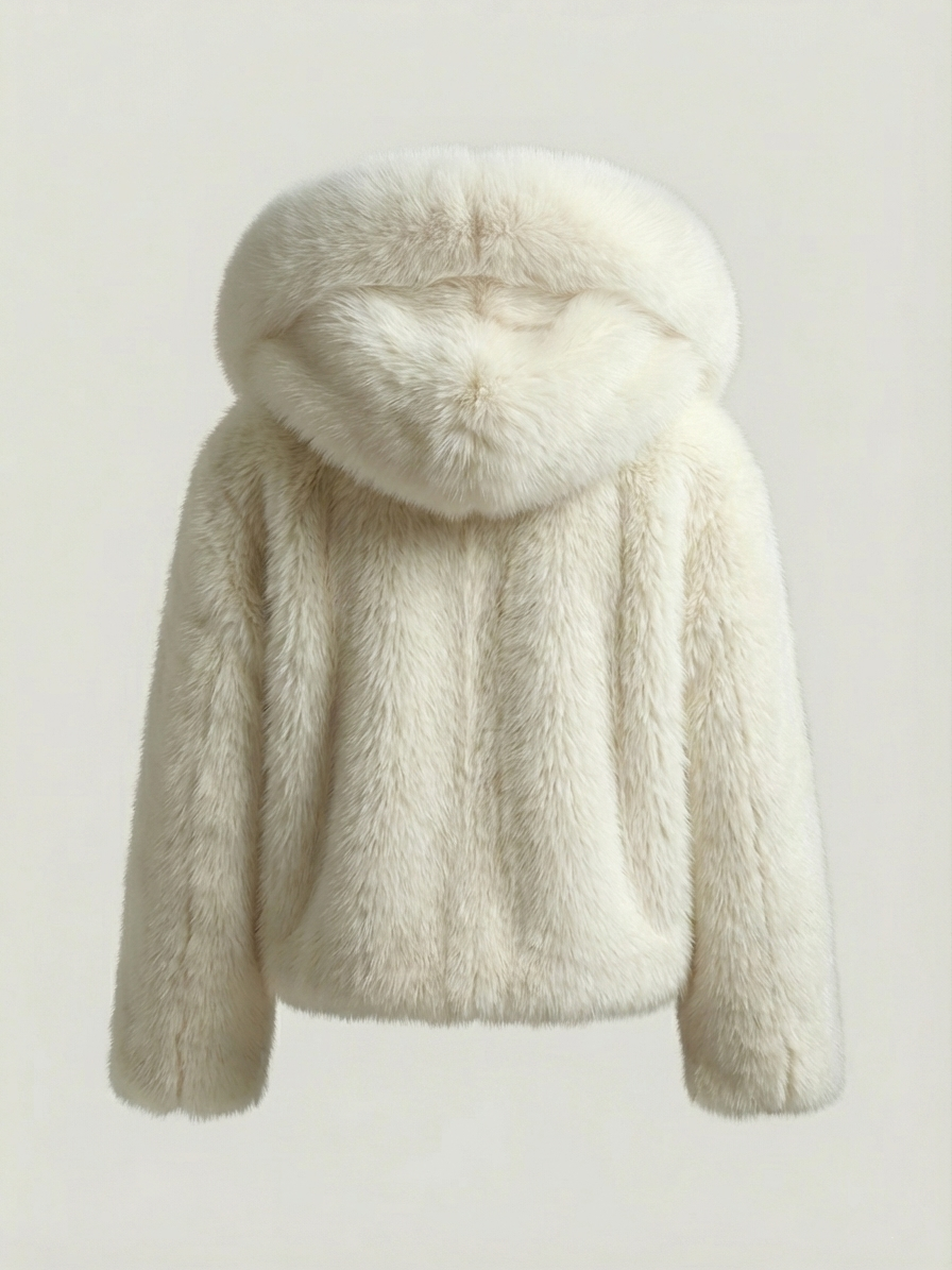 Athena | Faux Fur Hooded Statement Coat