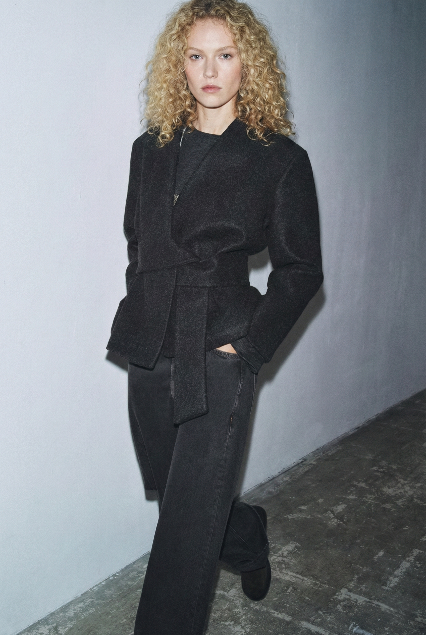 Esme | Textured Wrap Top