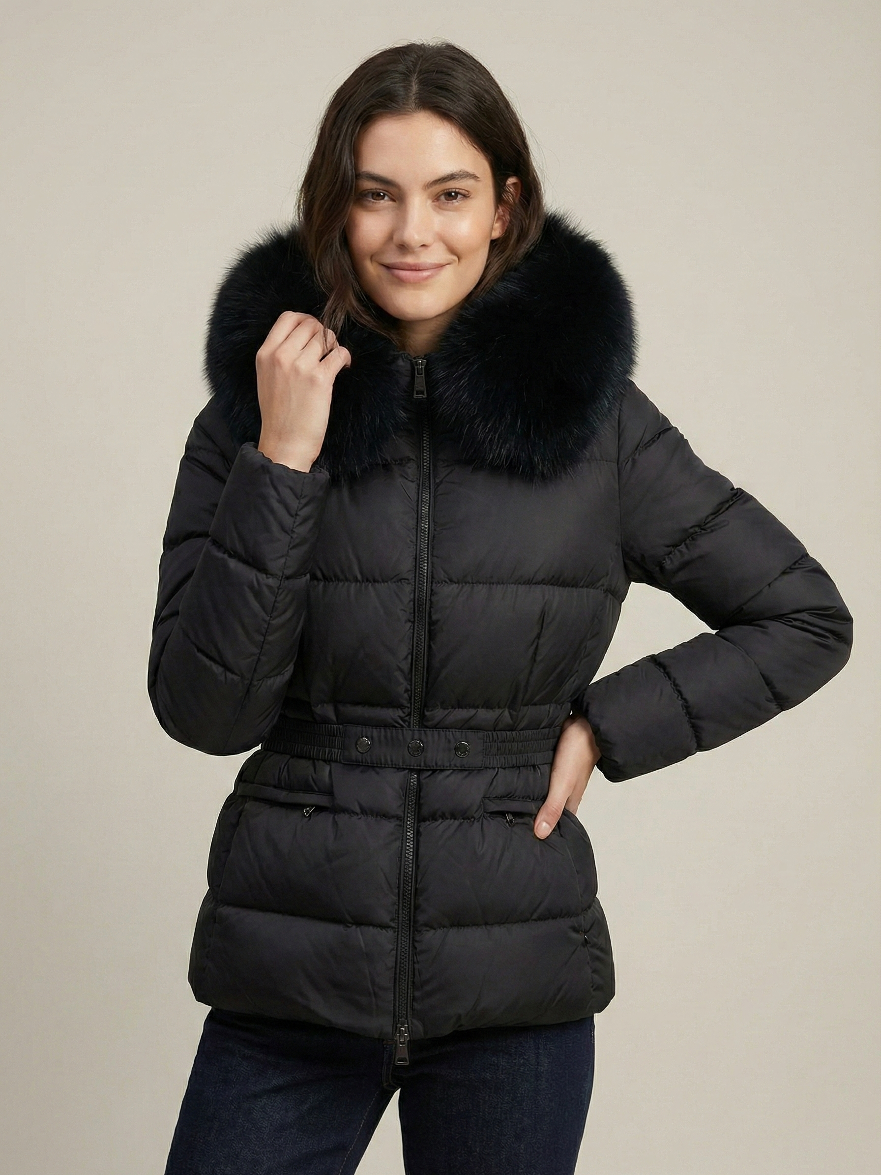Florida | Faux Fur Hooded Puffer Jacket