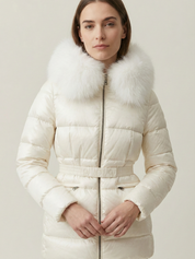 Florida | Faux Fur Hooded Puffer Jacket
