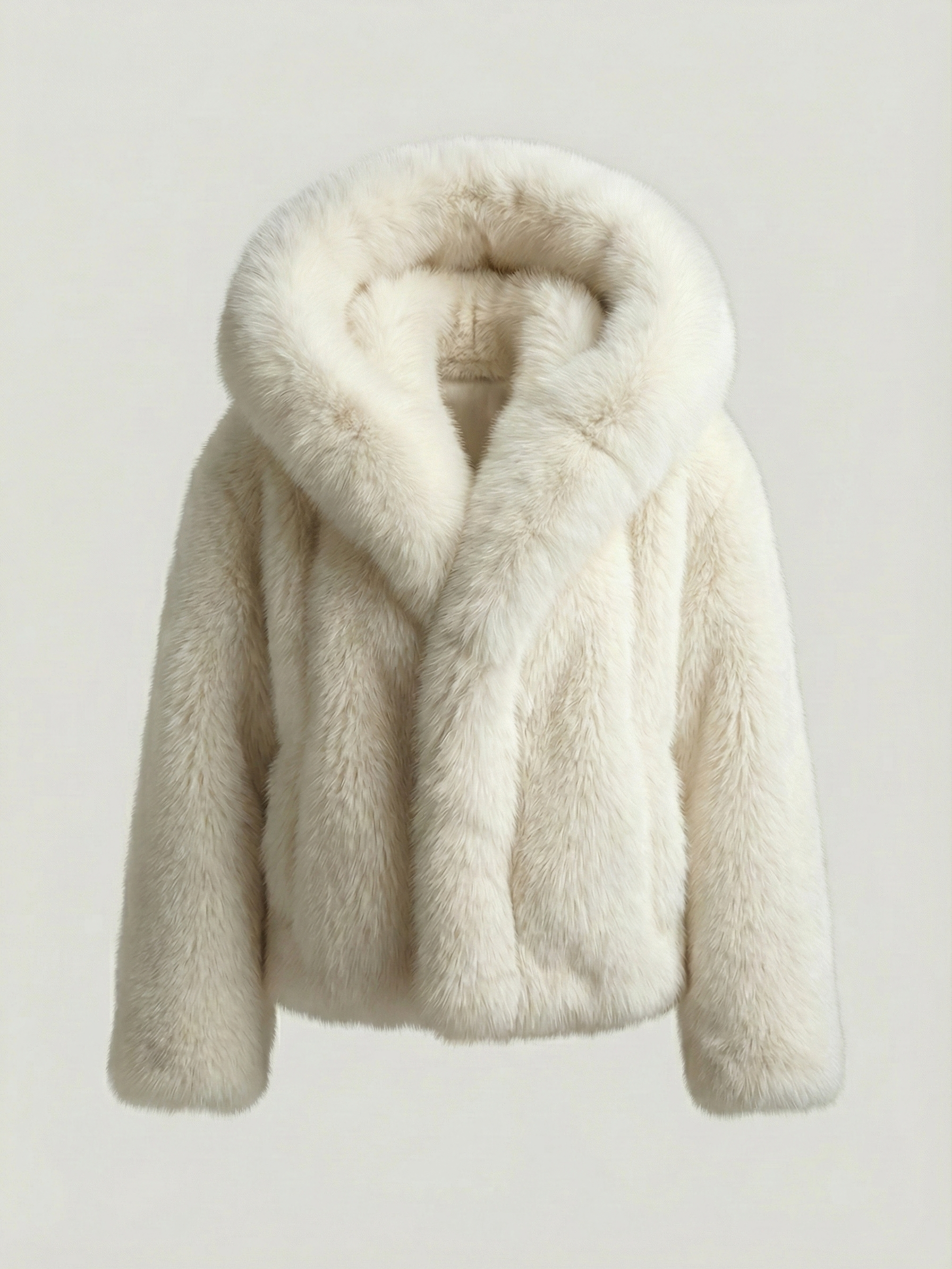 Athena | Faux Fur Hooded Statement Coat