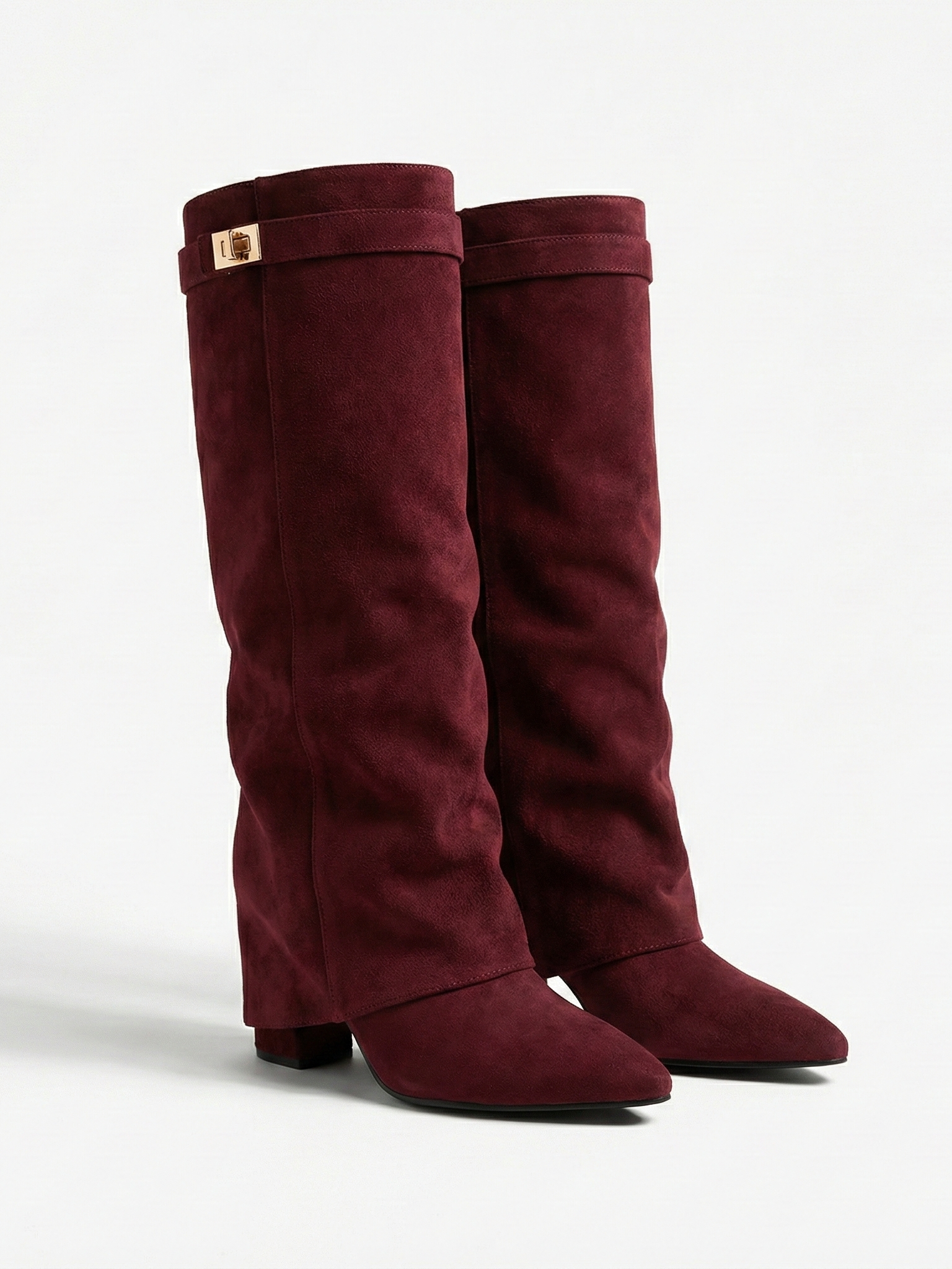 Iris | Suede Effect High-Cut Boots