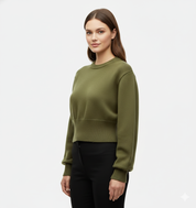 Elsie | Cropped Knit Sweater