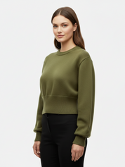 Elsie | Cropped Knit Sweater