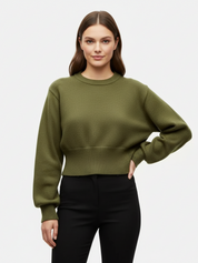 Elsie | Cropped Knit Sweater