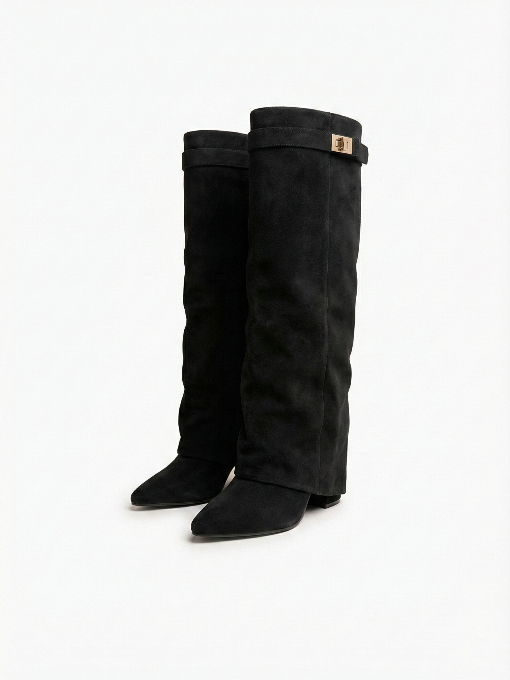 Iris | Suede Effect High-Cut Boots