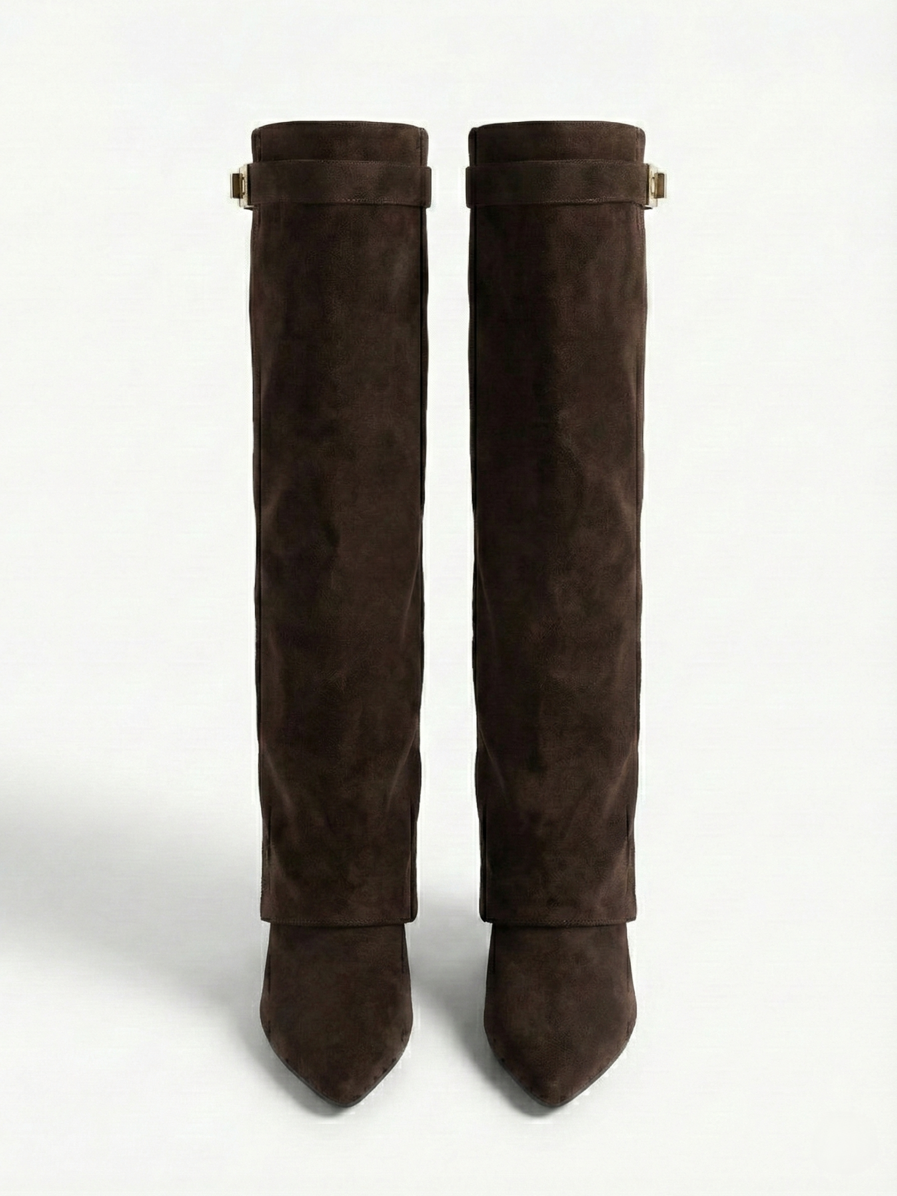 Iris | Suede Effect High-Cut Boots