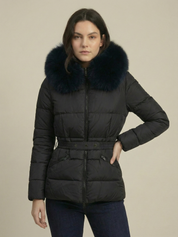 Florida | Faux Fur Hooded Puffer Jacket