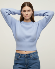 Elsie | Cropped Knit Sweater