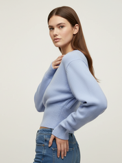 Elsie | Cropped Knit Sweater
