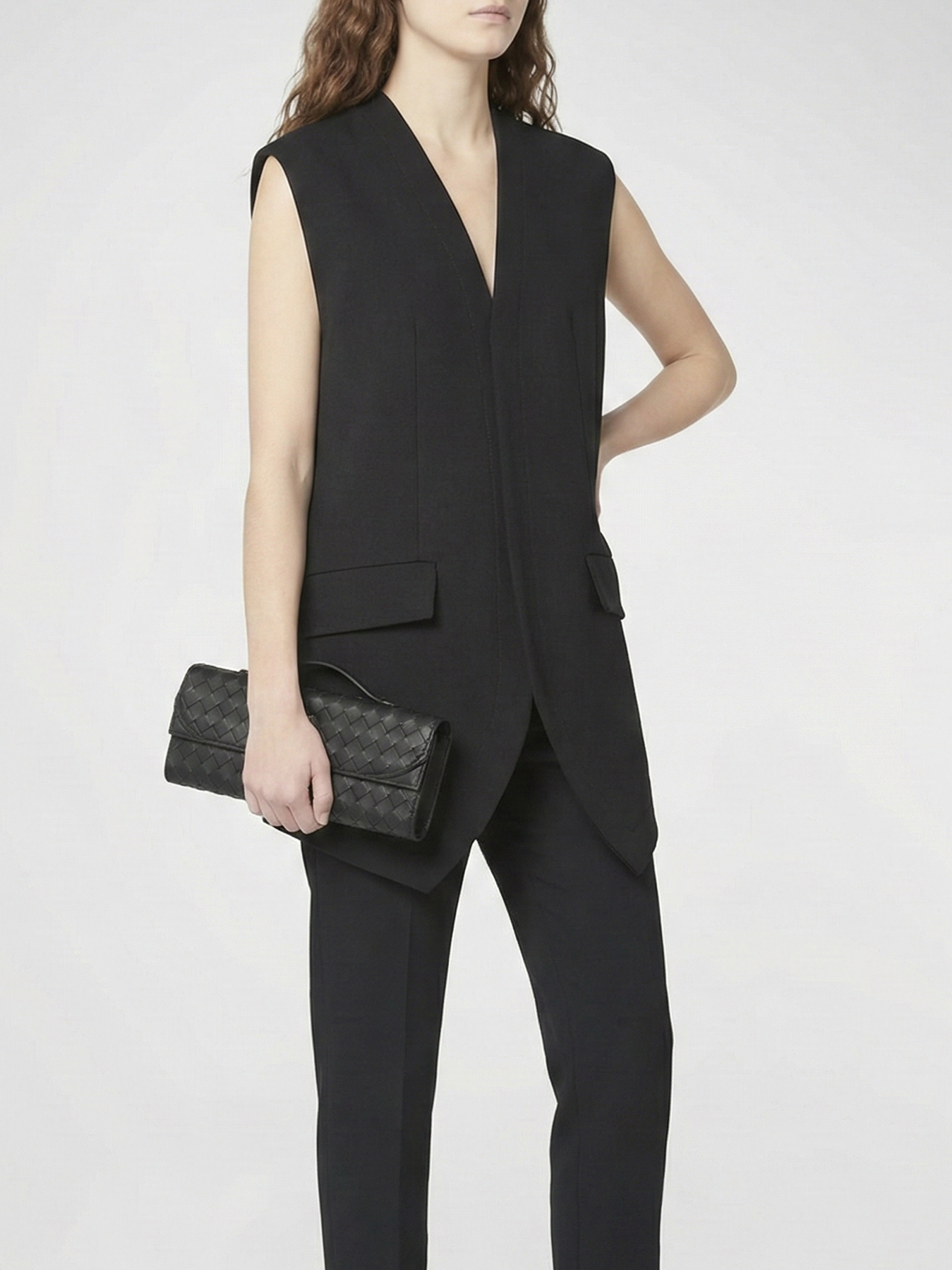 Alba | Woven Structured Shoulder Bag