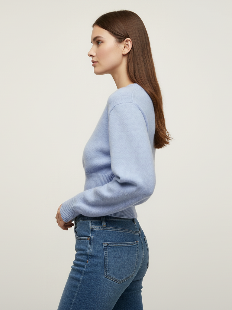 Elsie | Cropped Knit Sweater
