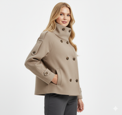 Evie | High-Neck Wool Jacket