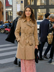 Letifen | Double-Breasted Belted Trench Coat