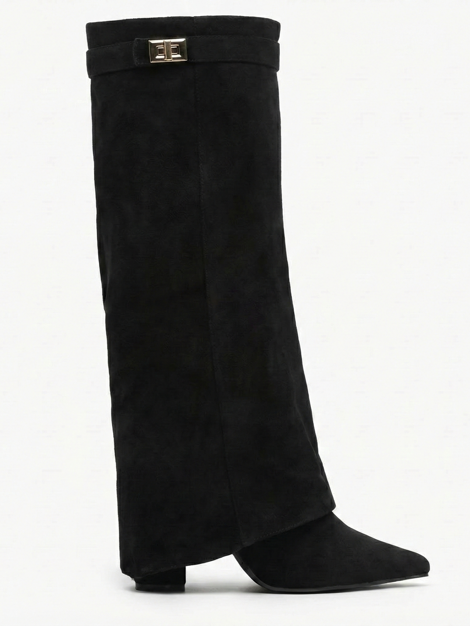 Iris | Suede Effect High-Cut Boots