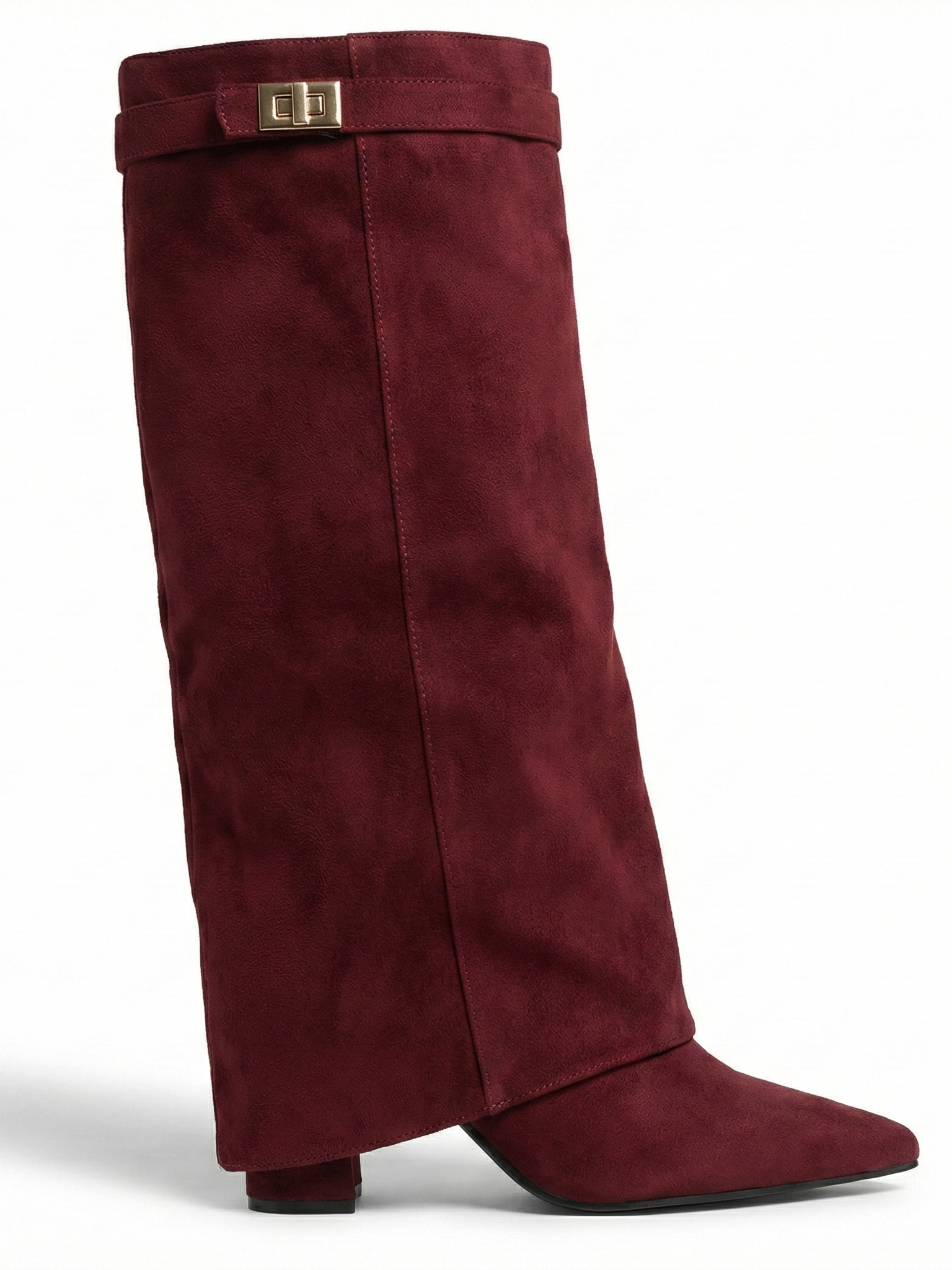 Iris | Suede Effect High-Cut Boots