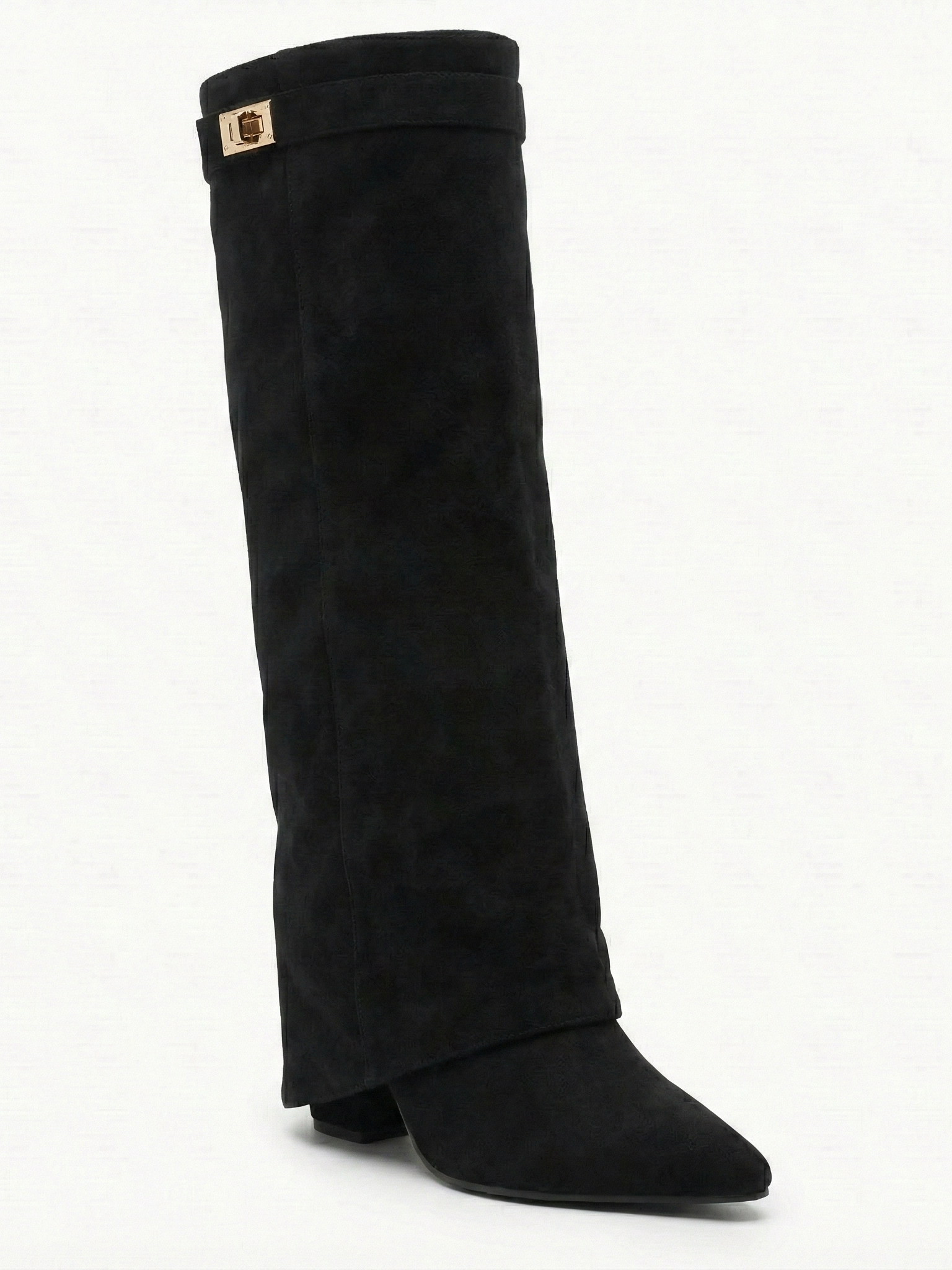 Iris | Suede Effect High-Cut Boots