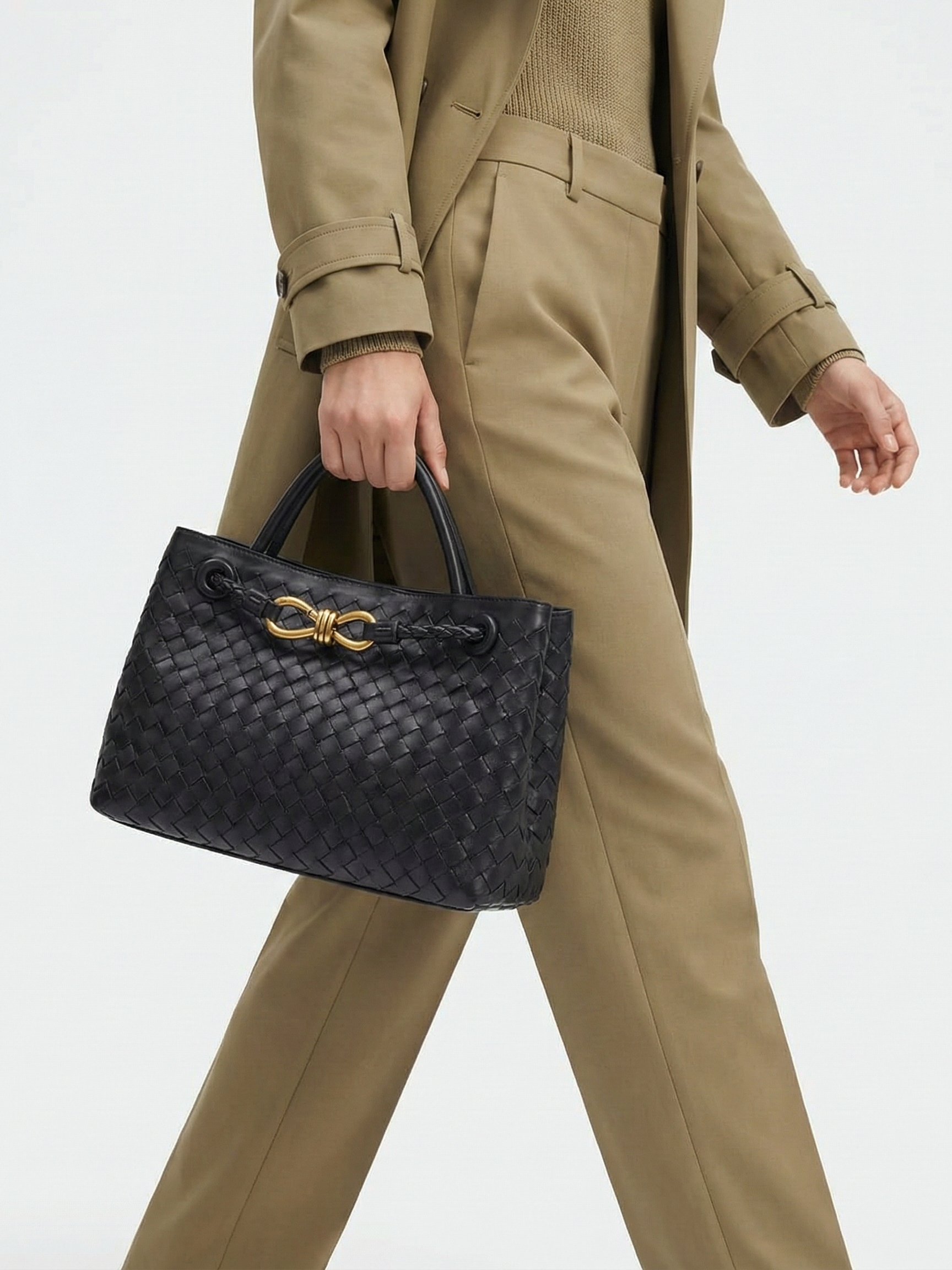 Wells | Tote Woven Shoulder Bag