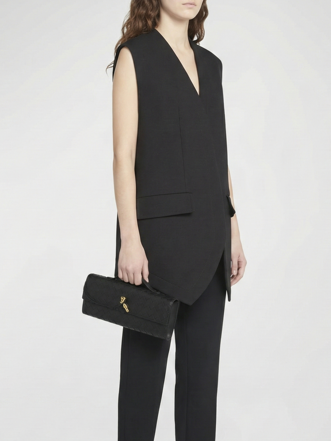 Alba | Woven Structured Shoulder Bag