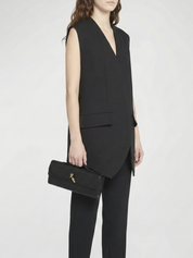 Alba | Woven Structured Shoulder Bag