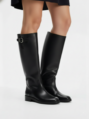 Days | Knee-High Faux Leather Buckle Boot