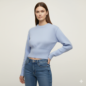 Elsie | Cropped Knit Sweater