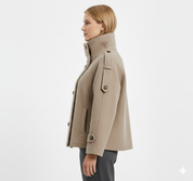 Evie | High-Neck Wool Jacket