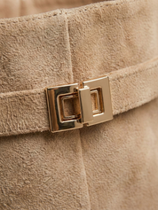 Iris | Suede Effect High-Cut Boots