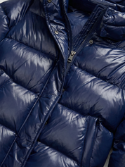 Copenhagen | Glossy Hooded Puffer Jacket