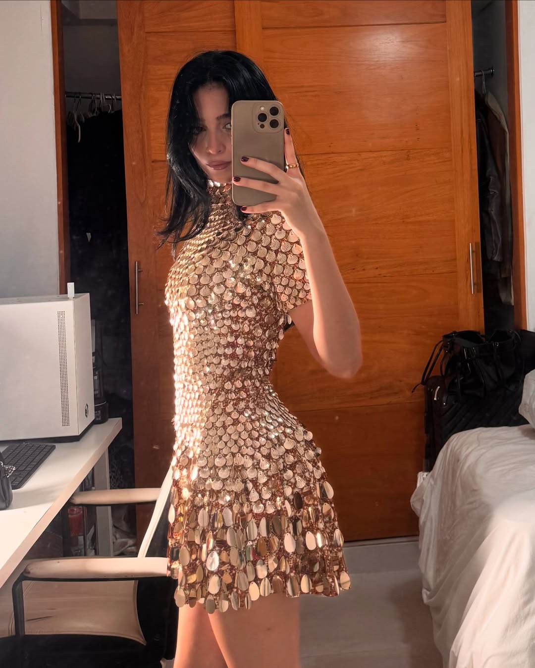 Emma | High Neck Mini Dress