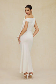 Emily | Shoulder Tie Midi Dress
