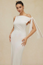 Emily | Shoulder Tie Midi Dress